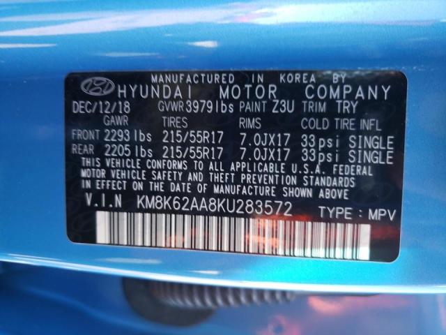 Photo 9 VIN: KM8K62AA8KU283572 - HYUNDAI KONA SEL 