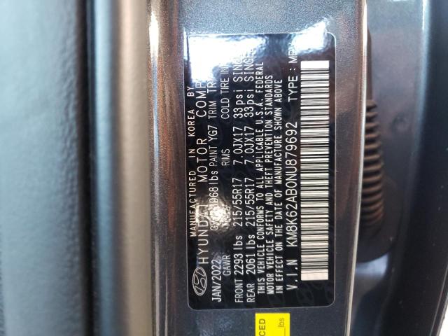 Photo 9 VIN: KM8K62AB0NU879692 - HYUNDAI KONA SEL 