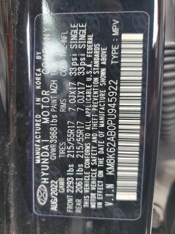 Photo 12 VIN: KM8K62AB0PU945922 - HYUNDAI KONA 