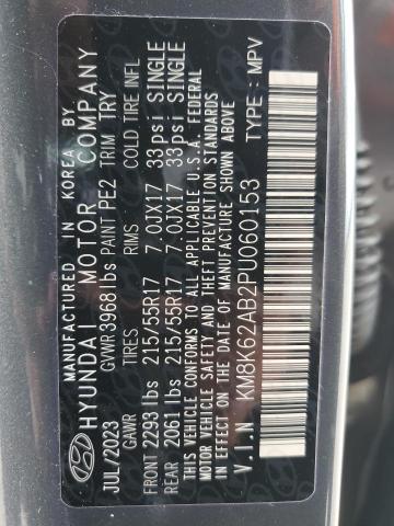 Photo 12 VIN: KM8K62AB2PU060153 - HYUNDAI KONA SEL 