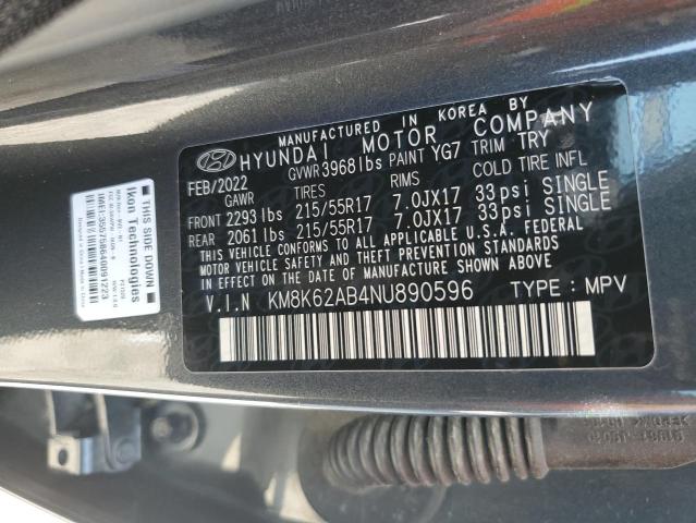 Photo 11 VIN: KM8K62AB4NU890596 - HYUNDAI KONA SEL 