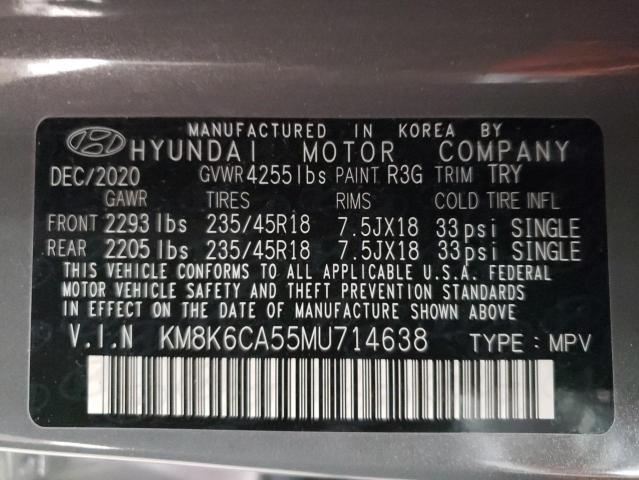 Photo 11 VIN: KM8K6CA55MU714638 - HYUNDAI KONA 