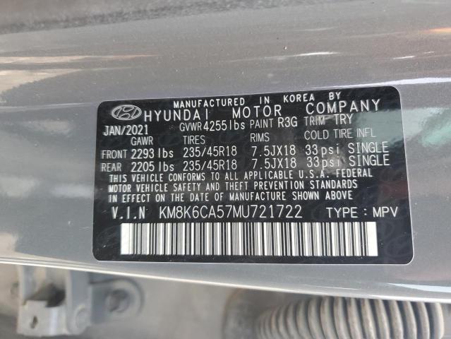 Photo 11 VIN: KM8K6CA57MU721722 - HYUNDAI KONA 