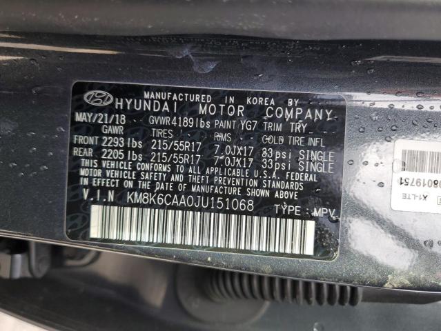 Photo 12 VIN: KM8K6CAA0JU151068 - HYUNDAI KONA SEL 