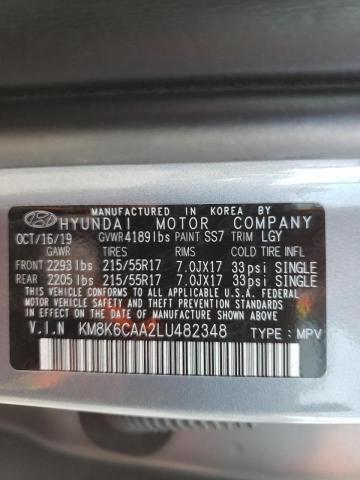 Photo 9 VIN: KM8K6CAA2LU482348 - HYUNDAI KONA SEL P 