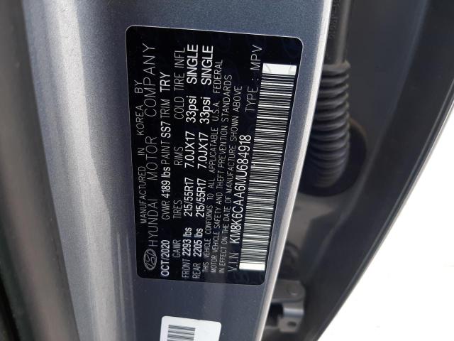 Photo 12 VIN: KM8K6CAA6MU684918 - HYUNDAI KONA SEL P 