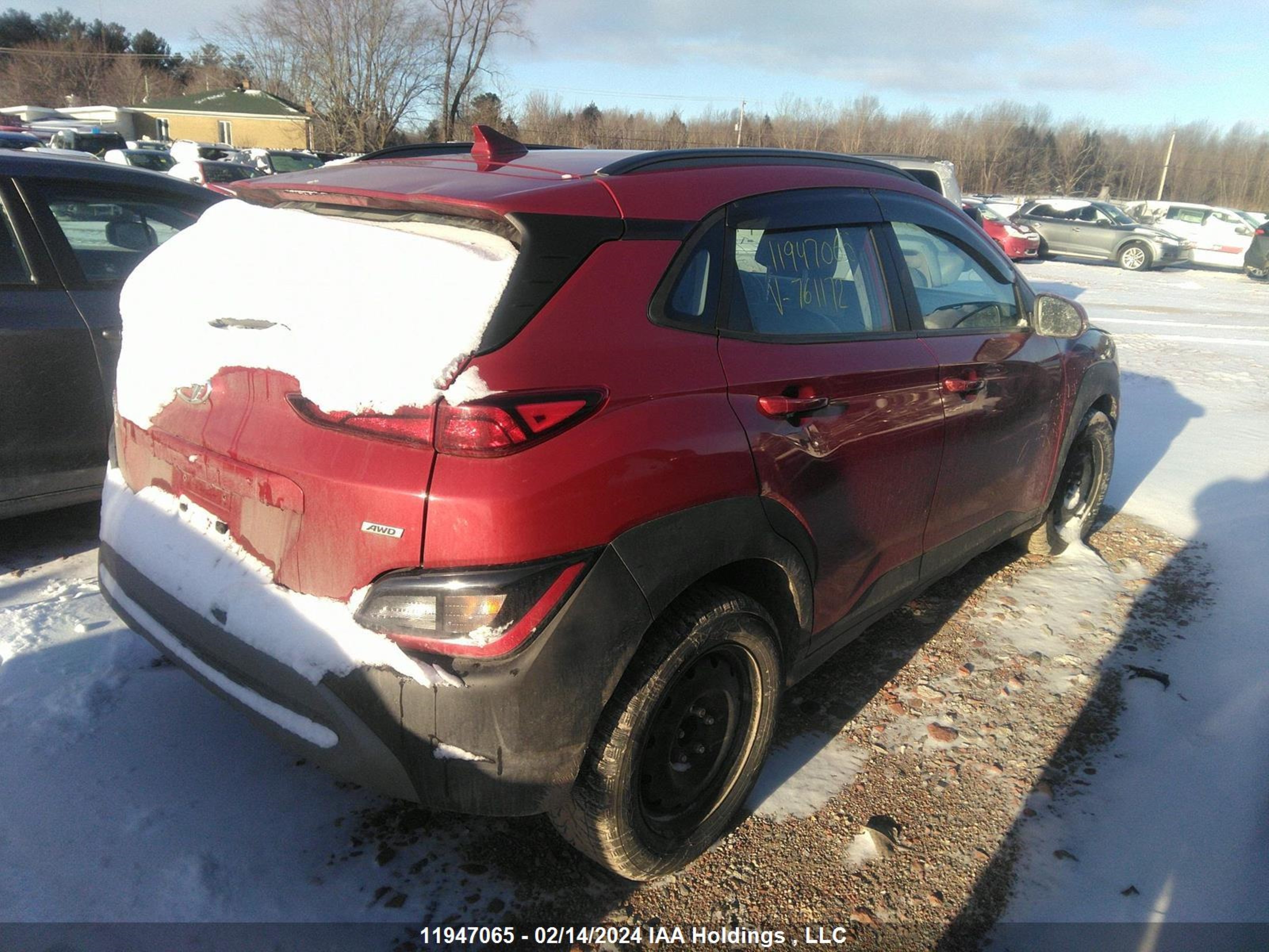 Photo 3 VIN: KM8K6CAB1NU761172 - HYUNDAI KONA 