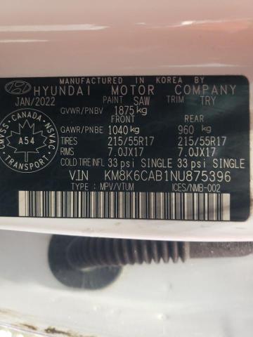 Photo 12 VIN: KM8K6CAB1NU875396 - HYUNDAI KONA SEL 