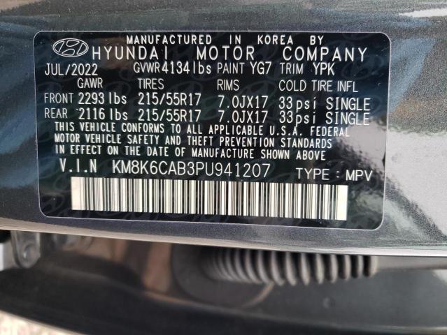 Photo 12 VIN: KM8K6CAB3PU941207 - HYUNDAI KONA 