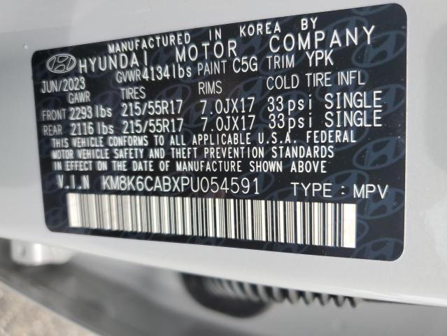 Photo 12 VIN: KM8K6CABXPU054591 - HYUNDAI KONA SEL 