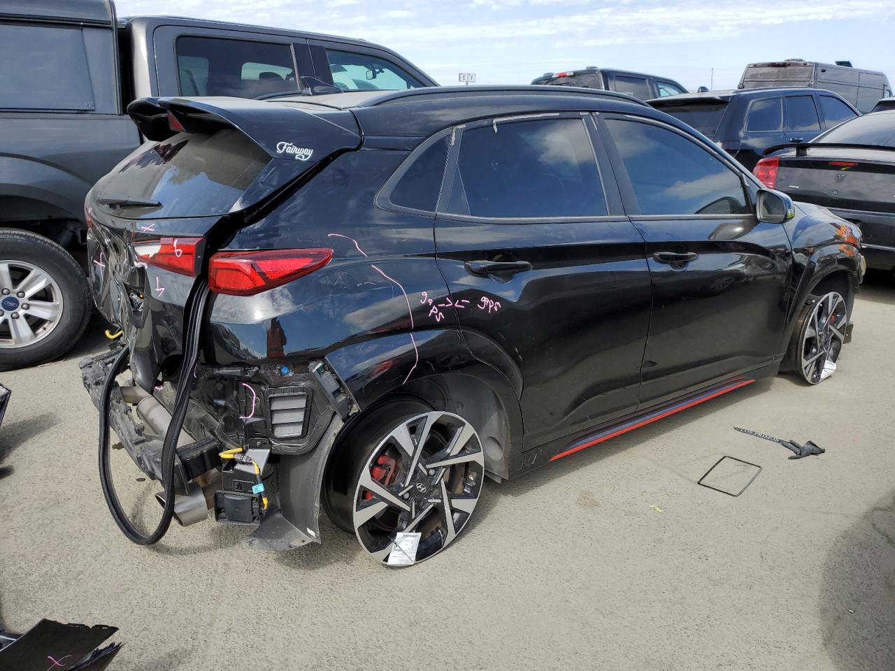 Photo 2 VIN: KM8KH3AC4PU006135 - HYUNDAI KONA 