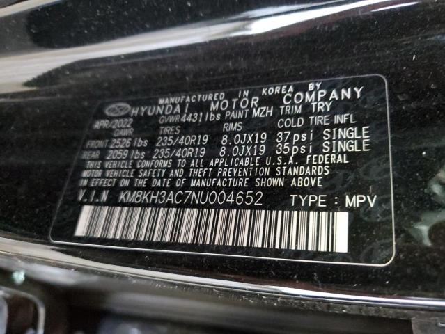 Photo 12 VIN: KM8KH3AC7NU004652 - HYUNDAI KONA 