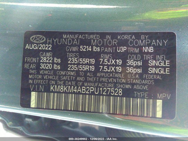 Photo 8 VIN: KM8KM4ABZPU127528 - HYUNDAI IONIQ 5 