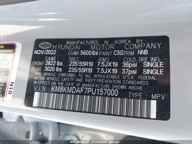 Photo 8 VIN: KM8KMDAF7PU157000 - HYUNDAI IONIQ 5 