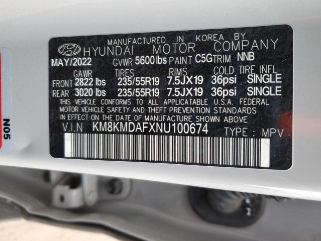 Photo 12 VIN: KM8KMDAFXNU100674 - HYUNDAI IONIQ 5 SE 