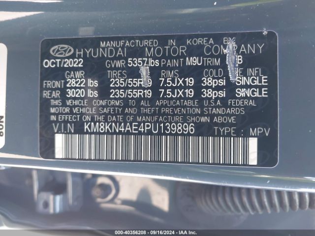 Photo 8 VIN: KM8KN4AE4PU139896 - HYUNDAI IONIQ 5 