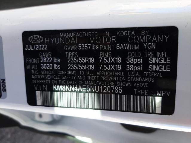 Photo 13 VIN: KM8KN4AE5NU120786 - HYUNDAI IONIQ 5 SE 