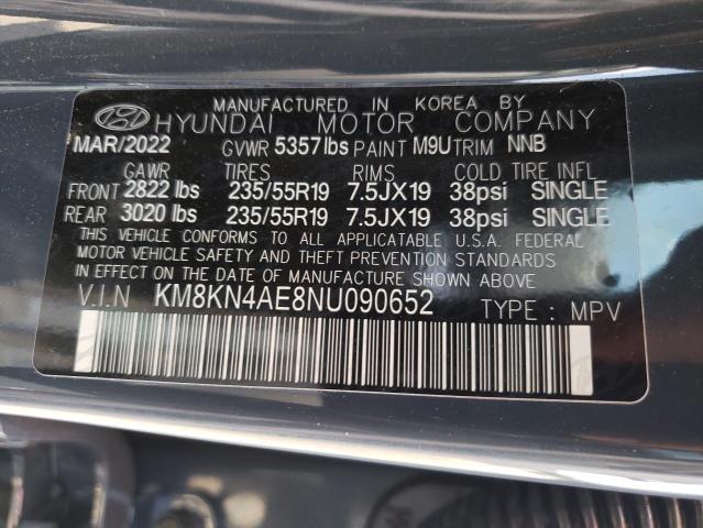 Photo 9 VIN: KM8KN4AE8NU090652 - HYUNDAI IONIQ 5 SE 