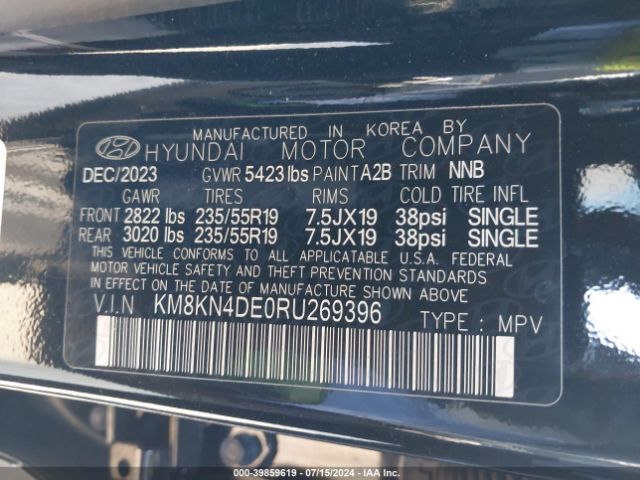 Photo 8 VIN: KM8KN4DE0RU269396 - HYUNDAI IONIQ 5 