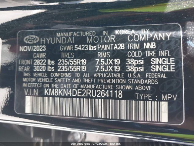 Photo 8 VIN: KM8KN4DE2RU264118 - HYUNDAI IONIQ 5 