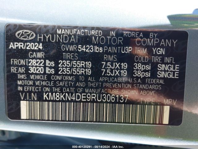 Photo 8 VIN: KM8KN4DE9RU306137 - HYUNDAI IONIQ 5 