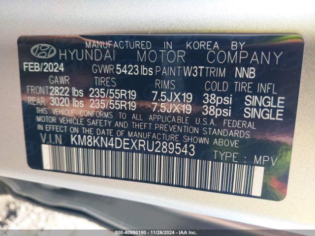 Photo 8 VIN: KM8KN4DEXRU289543 - HYUNDAI IONIQ 5 