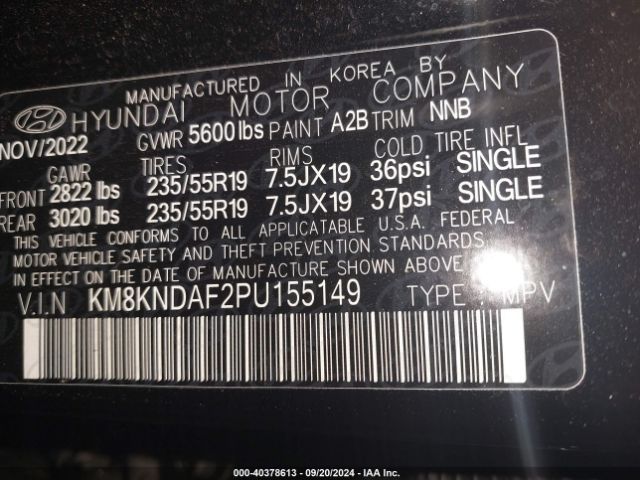 Photo 8 VIN: KM8KNDAF2PU155149 - HYUNDAI IONIQ 5 