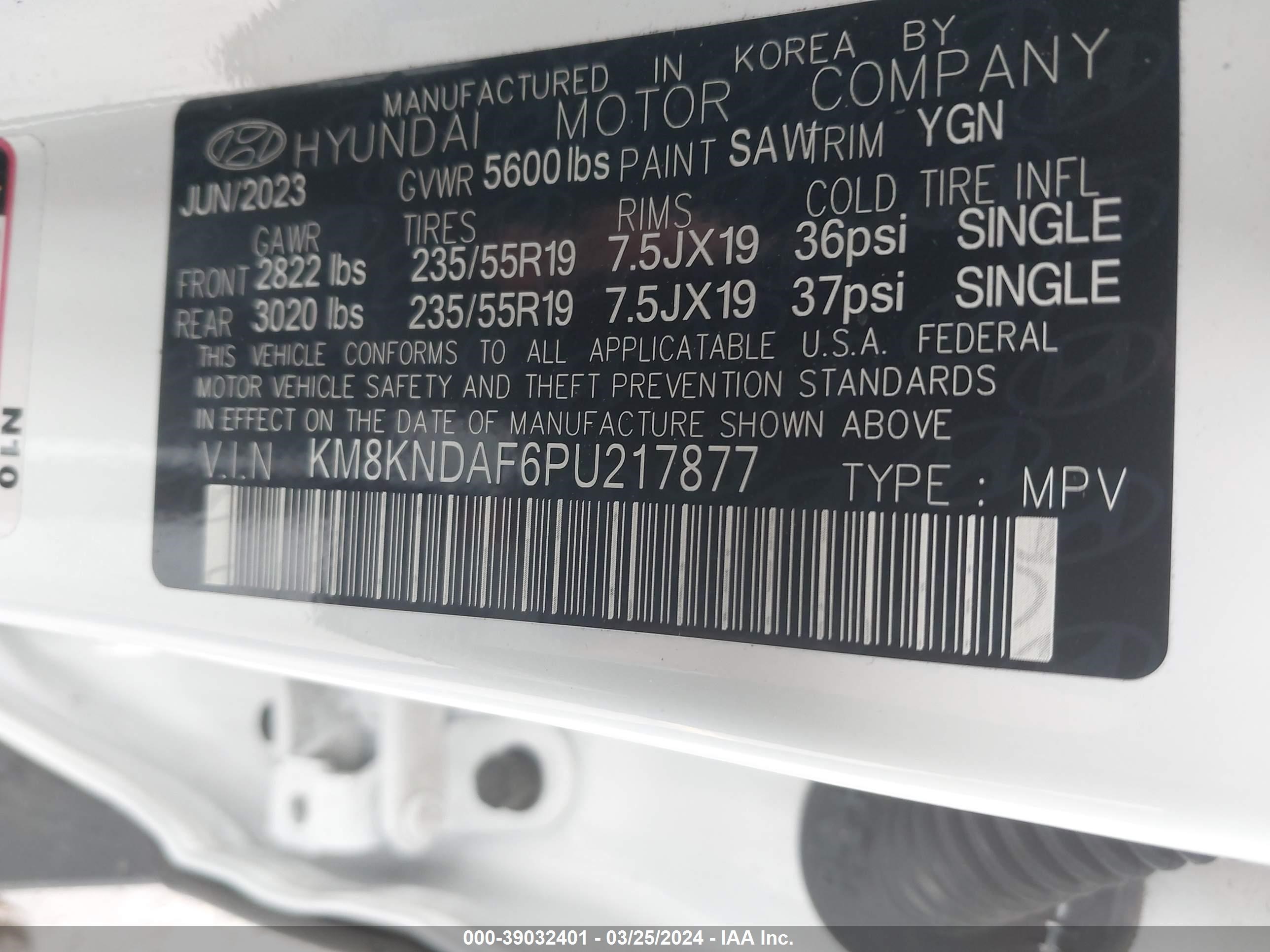 Photo 8 VIN: KM8KNDAF6PU217877 - HYUNDAI IONIQ 5 