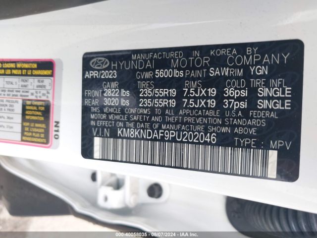 Photo 8 VIN: KM8KNDAF9PU202046 - HYUNDAI IONIQ 5 