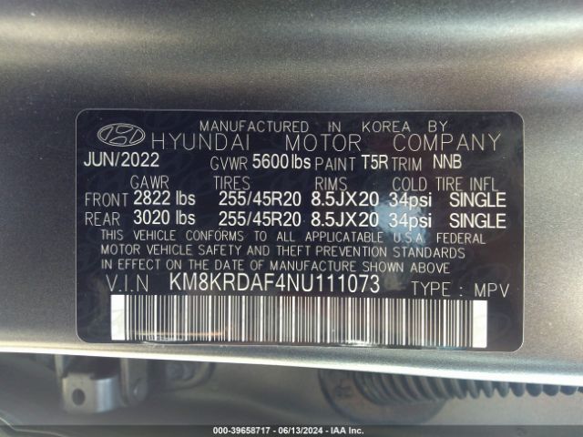 Photo 8 VIN: KM8KRDAF4NU111073 - HYUNDAI IONIQ 5 