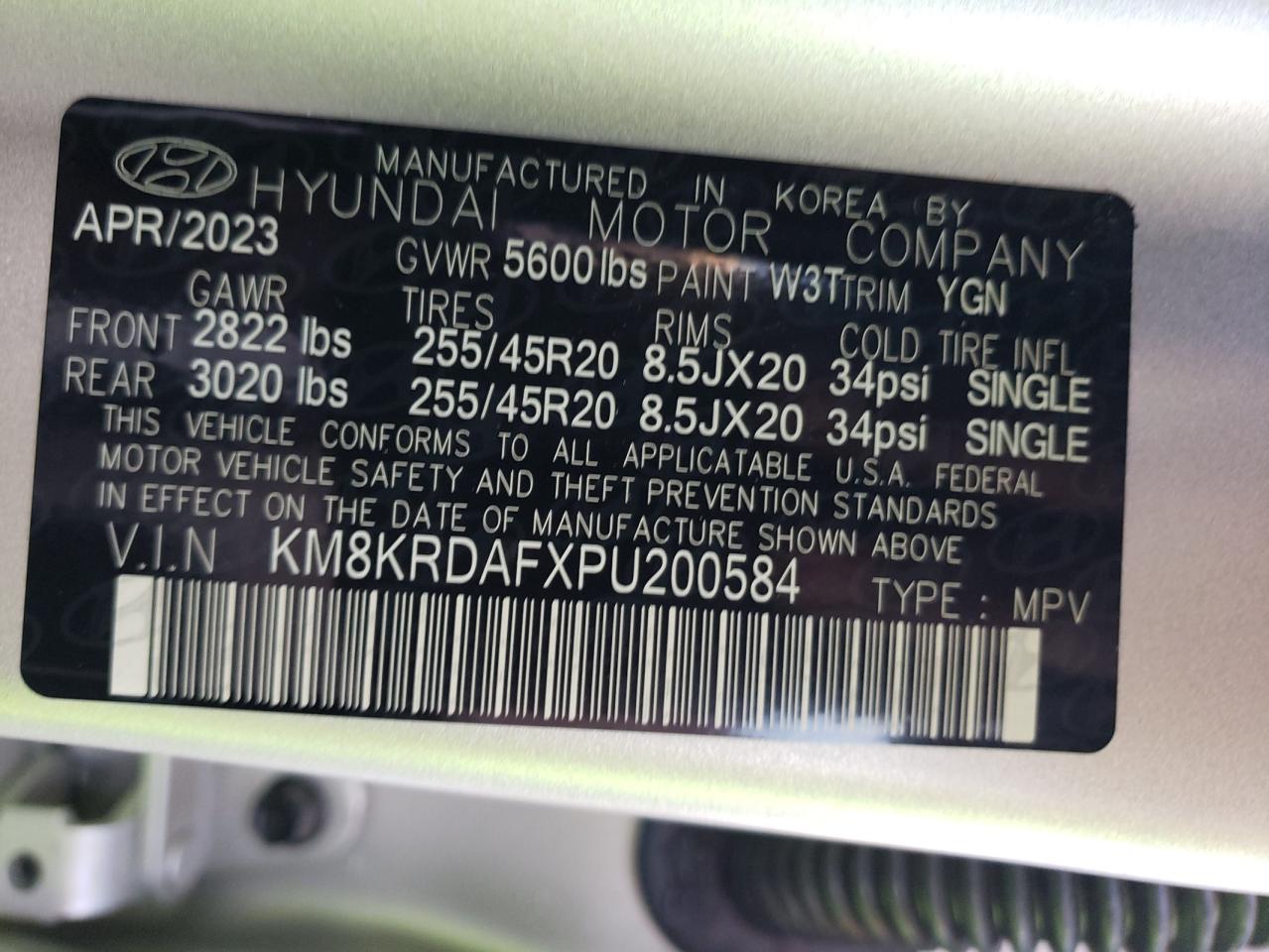 Photo 13 VIN: KM8KRDAFXPU200584 - HYUNDAI IONIQ 