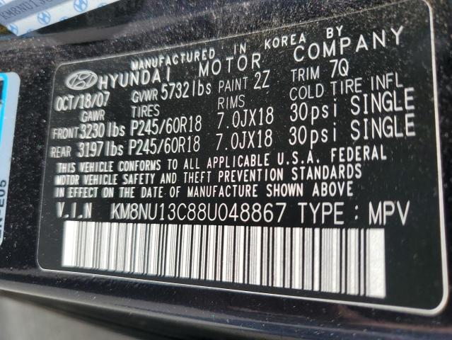 Photo 12 VIN: KM8NU13C88U048867 - HYUNDAI VERACRUZ 