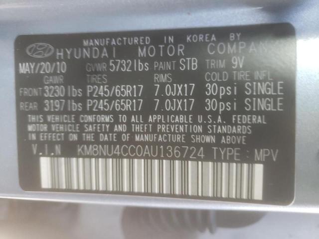 Photo 9 VIN: KM8NU4CC0AU136724 - HYUNDAI VERACRUZ G 