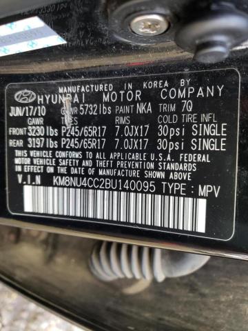 Photo 9 VIN: KM8NU4CC2BU140095 - HYUNDAI VERACRUZ G 