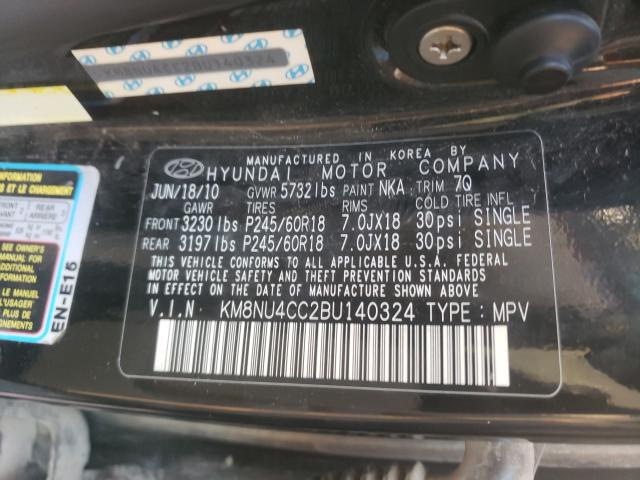 Photo 9 VIN: KM8NU4CC2BU140324 - HYUNDAI VERACRUZ G 