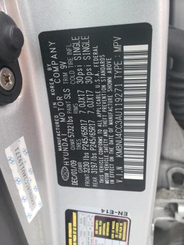 Photo 12 VIN: KM8NU4CC3AU119271 - HYUNDAI VERACRUZ G 