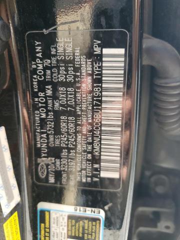 Photo 12 VIN: KM8NU4CC6BU171981 - HYUNDAI VERACRUZ G 