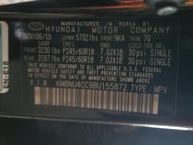 Photo 12 VIN: KM8NU4CC9BU155872 - HYUNDAI VERACRUZ 