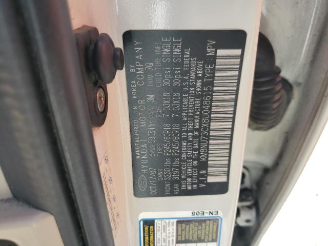 Photo 12 VIN: KM8NU73CX8U048615 - HYUNDAI VERACRUZ 