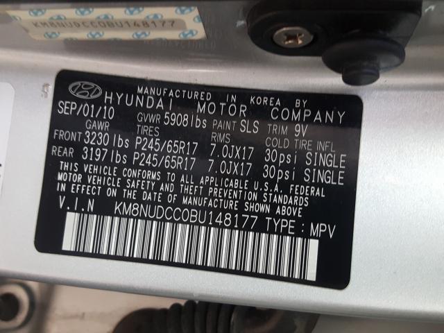 Photo 9 VIN: KM8NUDCC0BU148177 - HYUNDAI VERACRUZ G 