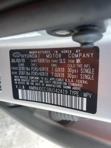 Photo 12 VIN: KM8NUDCC1BU142419 - HYUNDAI VERACRUZ 