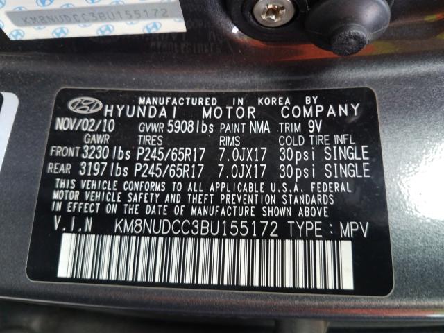 Photo 9 VIN: KM8NUDCC3BU155172 - HYUNDAI VERACRUZ G 