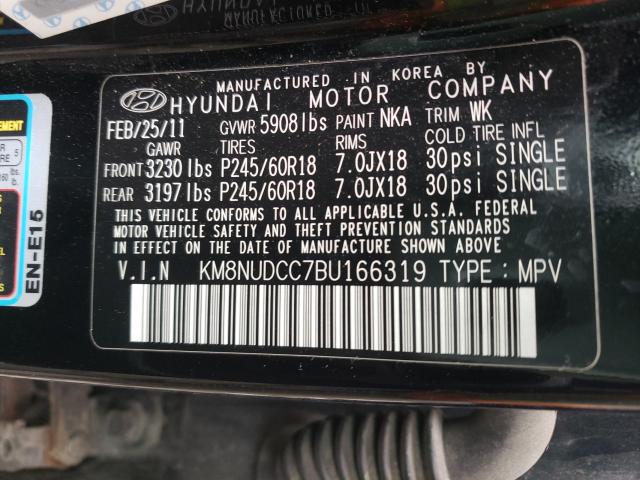 Photo 9 VIN: KM8NUDCC7BU166319 - HYUNDAI VERACRUZ G 