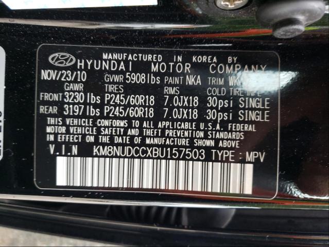 Photo 9 VIN: KM8NUDCCXBU157503 - HYUNDAI VERACRUZ G 