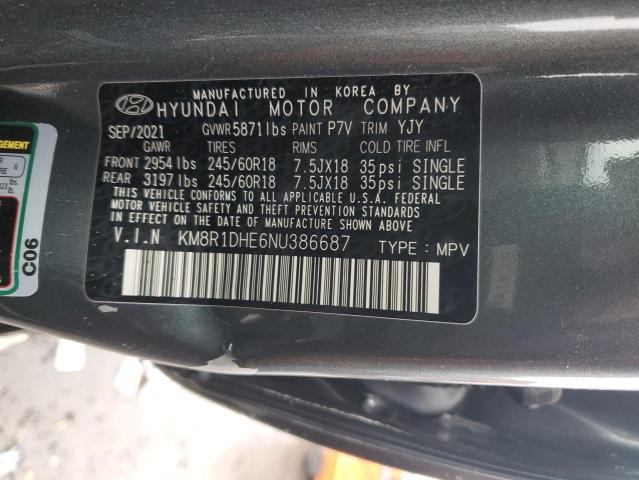 Photo 12 VIN: KM8R1DHE6NU386687 - HYUNDAI PALISADE 