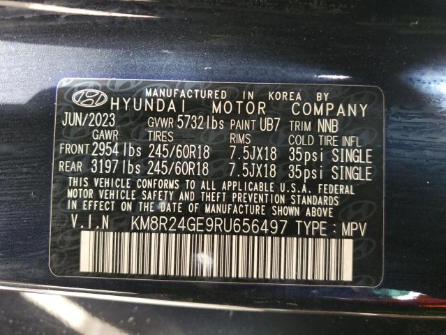 Photo 12 VIN: KM8R24GE9RU656497 - HYUNDAI PALISADE S 