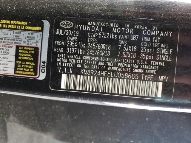 Photo 9 VIN: KM8R24HE8LU058665 - HYUNDAI PALISADE S 