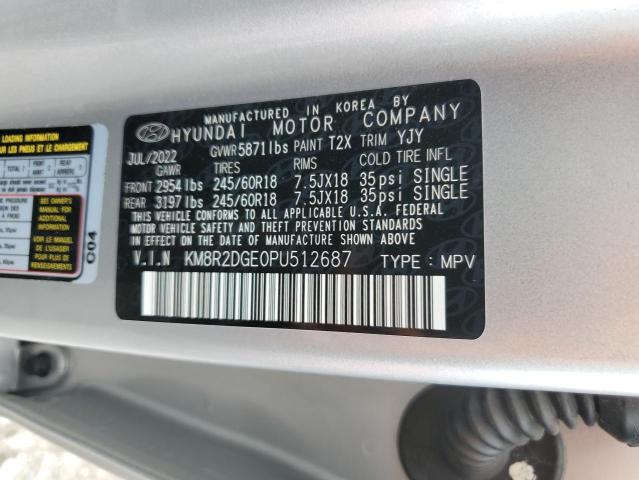 Photo 13 VIN: KM8R2DGE0PU512687 - HYUNDAI PALISADE S 