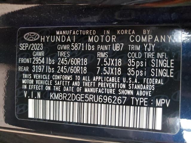 Photo 12 VIN: KM8R2DGE5RU696267 - HYUNDAI PALISADE 