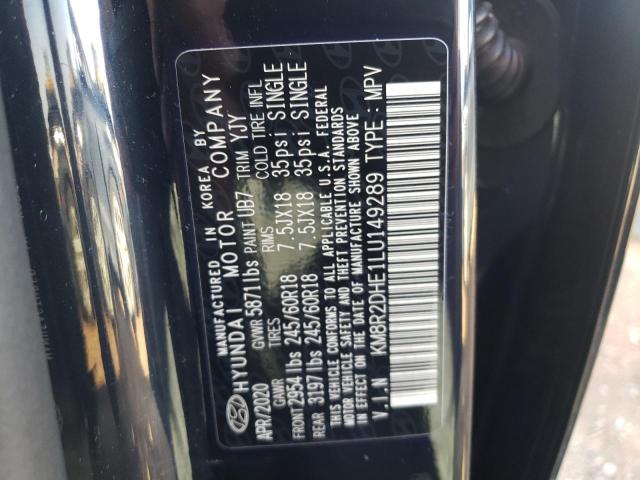 Photo 9 VIN: KM8R2DHE1LU149289 - HYUNDAI PALISADE S 